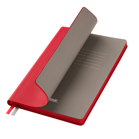 Ежедневник Рейн (Rain) недатированный, красный (без упаковки, без стикера)
