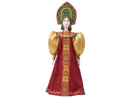 Подарочный набор: кукла фарфоровая, мёд с гецким орехом