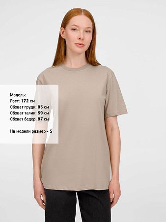 Футболка унисекс Legend, серо-бежевая, размер S