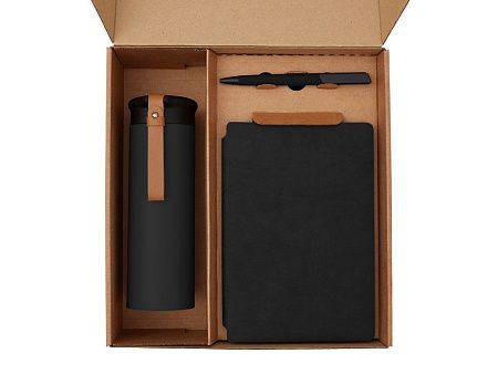 Набор «Draftea» с блокнотом, ручкой, термосом и чаем