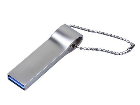 USB 3.0-флешка на 32 Гб с мини чипом и боковым отверстием для цепочки