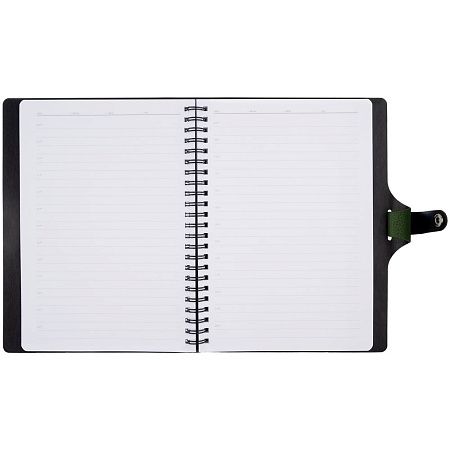 Ежедневник Strep Front на заказ, недатированный, зеленый