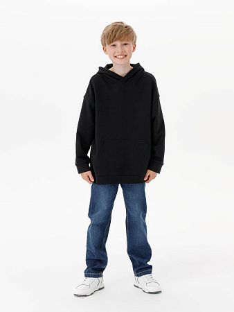 Худи детское оверсайз Houdini, черное, размер 14 лет (154-164 см)