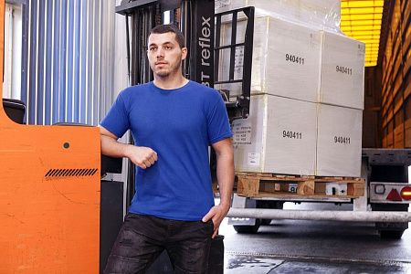 Футболка унисекс T-Bolka 180, красная, размер XS v2