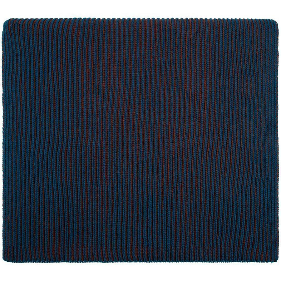 Шарф Nobilis, бирюзовый с терракотовым