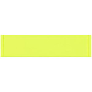 Лейбл из ПВХ Dzeta, S, желтый неон