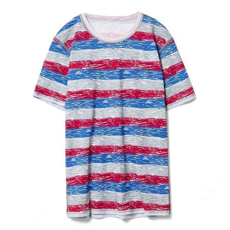 Футболка мужская Rayet двусторонняя, красная с синим, размер L