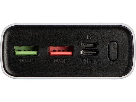 Портативный внешний аккумулятор «FAST», 20000 mAh, цвет: черный