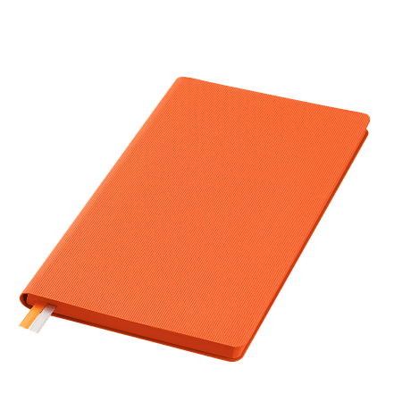 Ежедневник Rain недатированный, оранжевый (без упаковки, без стикера)