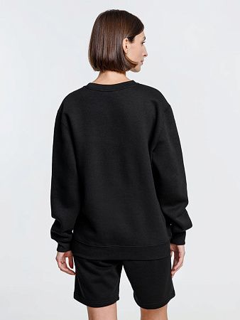 Свитшот унисекс Delta, черный, размер M