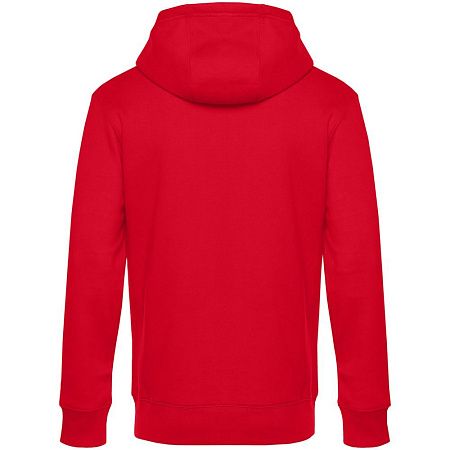Толстовка с капюшоном унисекс King, красная, размер XS