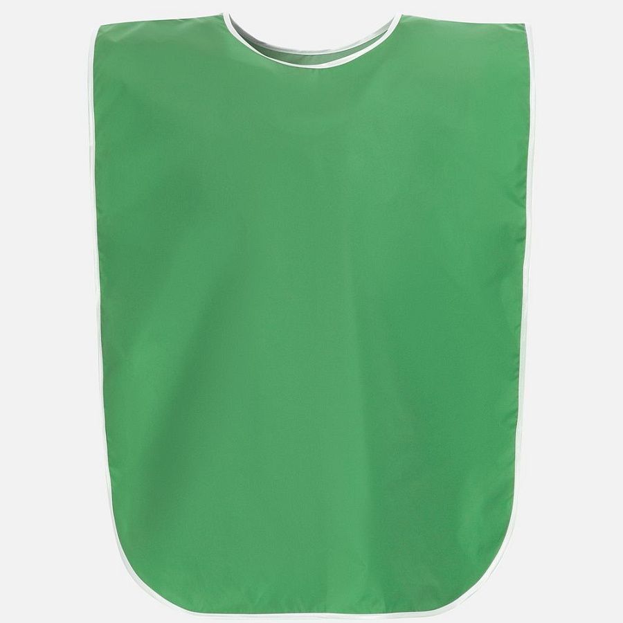 Манишка Member, зеленая с белым