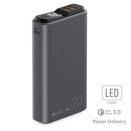 Внешний аккумулятор QS-20, 20 000 mAh