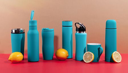 Термос "Бостон" с индикацией температуры, soft touch, 500 мл