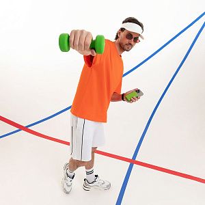 Футболка унисекс RUST NEO, 100% хлопок, 240 гр., голубой, размер XS/S под нанесение