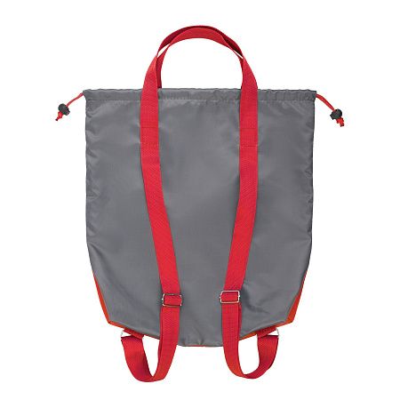 Сумка-рюкзак "Carry", серый с бирюзовым