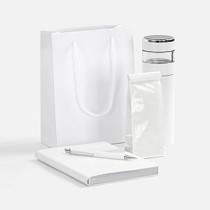 Набор Nebraska Inflow, белый с серебристым