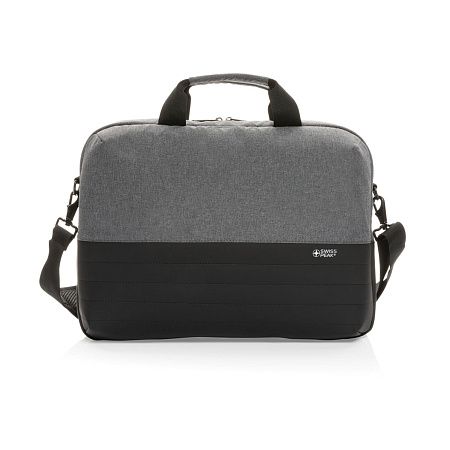 Сумка для ноутбука Swiss Peak с RFID-защитой из rPET AWARE™, 15,6’’