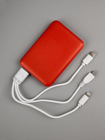 Внешний аккумулятор Uniscend Full Feel Type-C 5000 мАч, красный