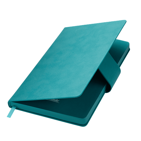 Ежедневник Ritz недатированный, бирюзовый, твердая обложка