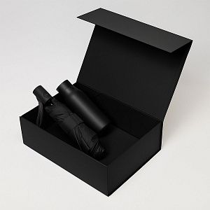 Подарочный набор Sevilla, Atlanta, черный (зонт, термобутылка)