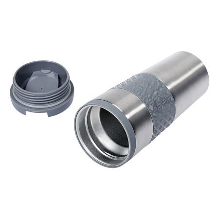 Термостакан Hard Work, вакуумный, темно-серый (графит)