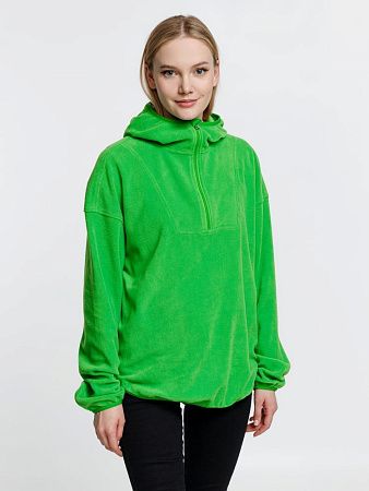 Анорак флисовый унисекс Fliska, зеленое яблоко, размер XL/2XL