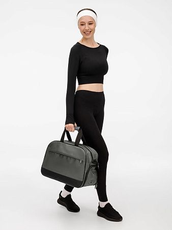 Спортивная сумка Atlantes, серая с черным