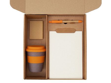 Набор «Halm» с блокнотом, ручкой и стаканом