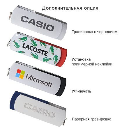 USB Флешка Элеганте (Elegante) 16 Gb, черный, в подарочной упаковке