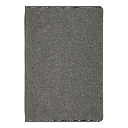 Ежедневник Flexy Latte А5, серый с серым срезом, недатированный, в гибкой обложке