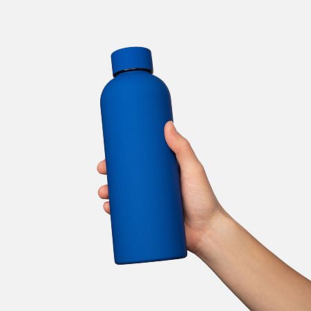 Термобутылка вакуумная герметичная Prima, синяя