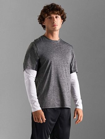 Футболка спортивная унисекс Storm, черная, размер XL