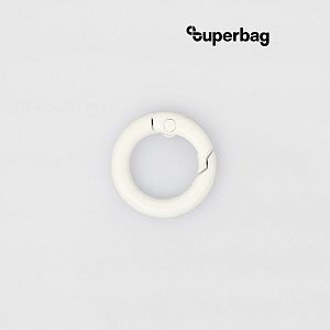 Карабин-кольцо Ring для обвеса, d=2см (белый)