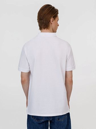 Рубашка поло унисекс Pacific, белая, размер 4XL