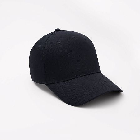 Бейсболка Фит (Fit), 5 клиньев, черный