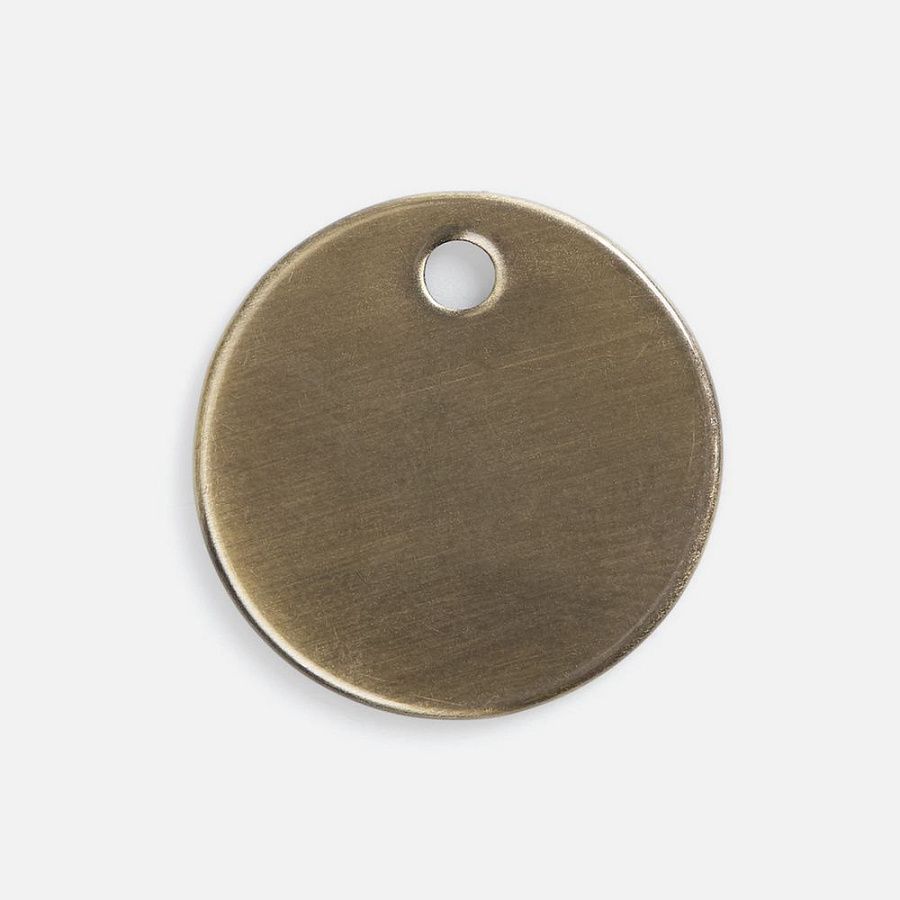 Шильдик металлический Alfa Sirkel, бронзовый