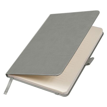 Блокнот Forest  Alfa Polo Latte А5, недатированный, в твердой обложке, с резинкой и петлей для ручки, темно-серый