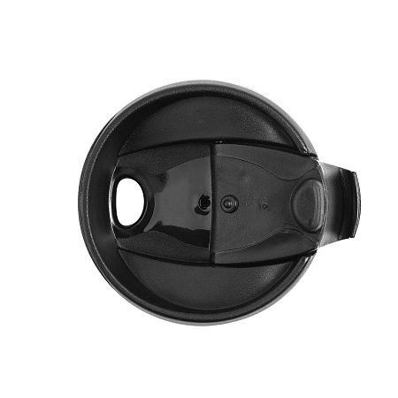 Термокружка SLIM SOFT COLOR 350мл. Черная с черной крышкой 6030.08