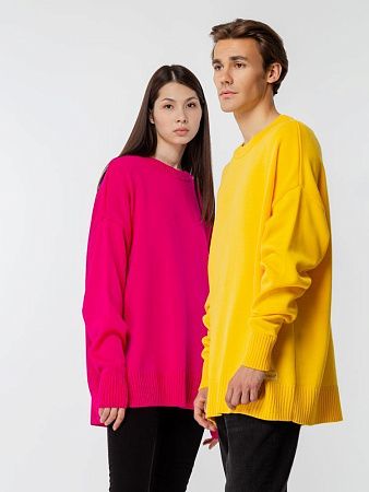 Джемпер оверсайз унисекс Stated в сумке, желтый, размер L/XL