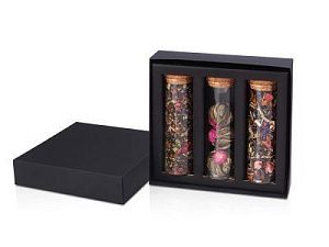 Подарочный набор чая «Floros», цвет: черный