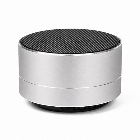 Беспроводная Bluetooth колонка MuzOn, серебристая