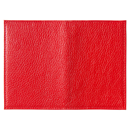 Обложка для автодокументов Leather Sky Flotter из натуральной кожи, красная