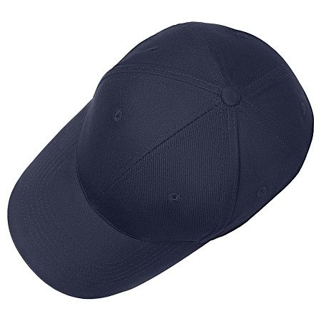 Кепка 6-панельная  Shefild  250, c белым сендвичем, темно-синяя