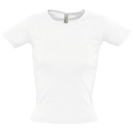 Футболка женская с круглым вырезом Lady 220 красная, размер XL