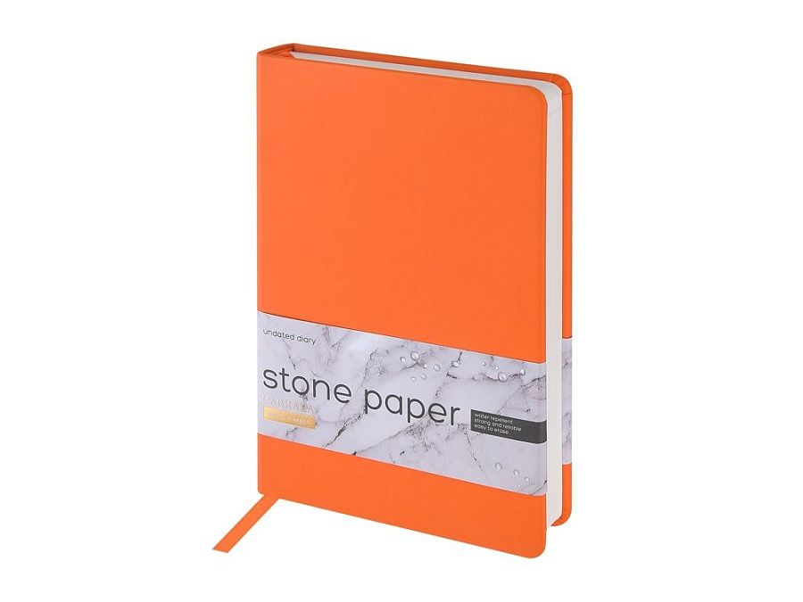 Ежедневник с каменной бумагой недатированный А5 «Carrara»