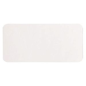 Шеврон Rectangle Milano размер 60*30 мм, молочный, со скругленными углами