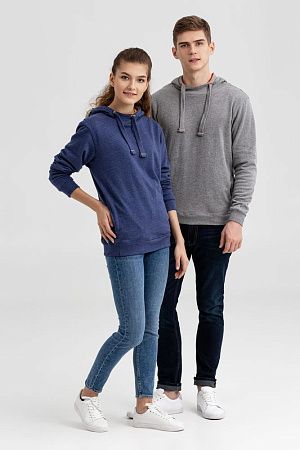 Двусторонняя толстовка Revers, серая с красным, размер XS