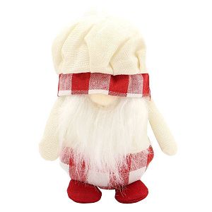 Новогоднее украшение рождественские гномы Виллен, бежевый