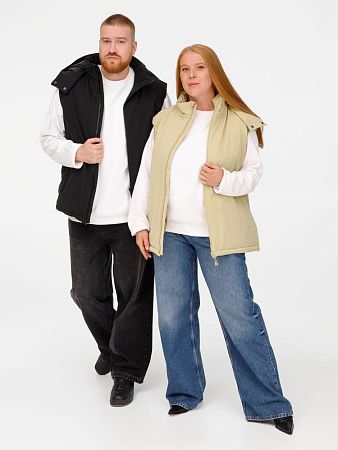 Жилет унисекс Sfera, светло-серый, размер M